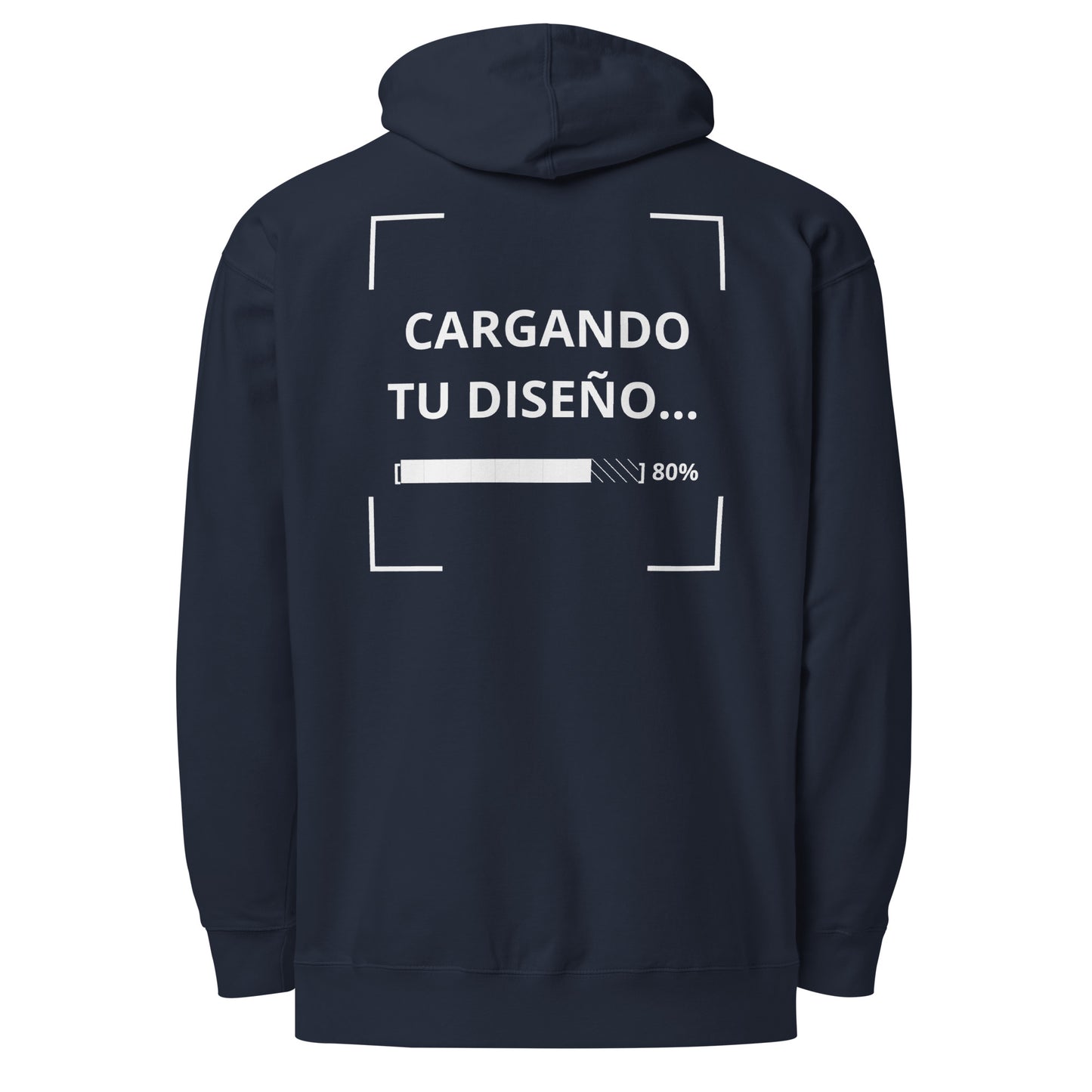 uniformes empresariales personalizados - sudadera azul marino de peso medio en Guatemala