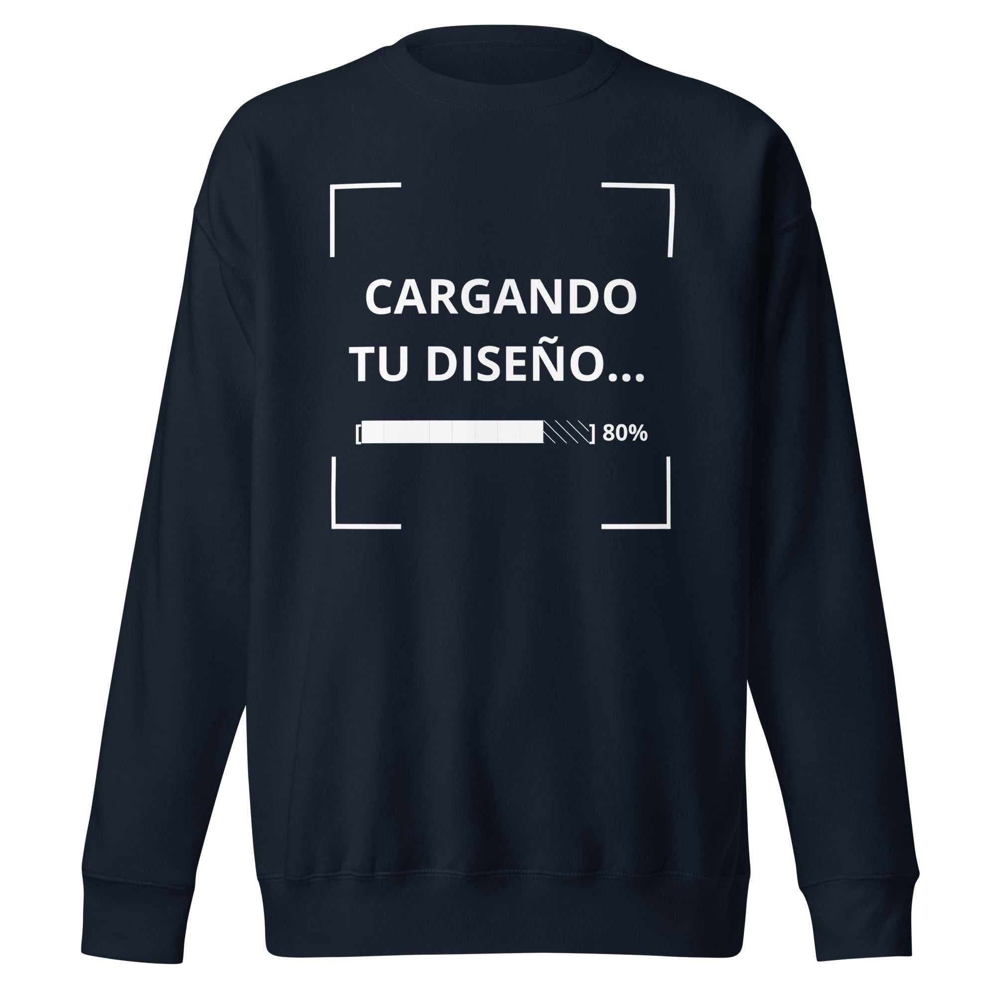 sudadera azul marino personalizada con logo para empresas en Guatemala