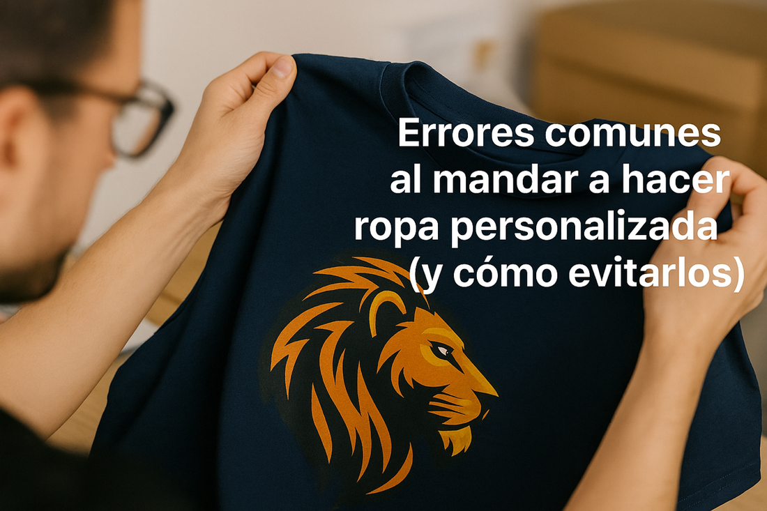 Errores al personalizar camisetas (y cómo evitarlos)