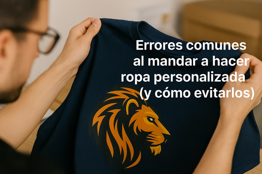 Errores al personalizar camisetas (y cómo evitarlos)