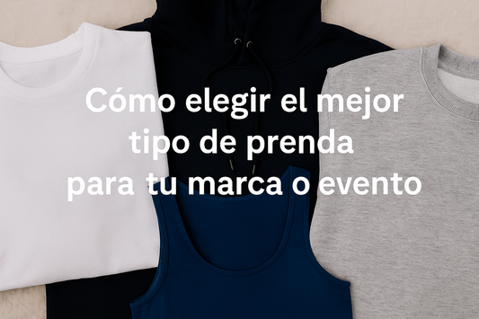 Cómo elegir la prenda ideal para tu marca o evento