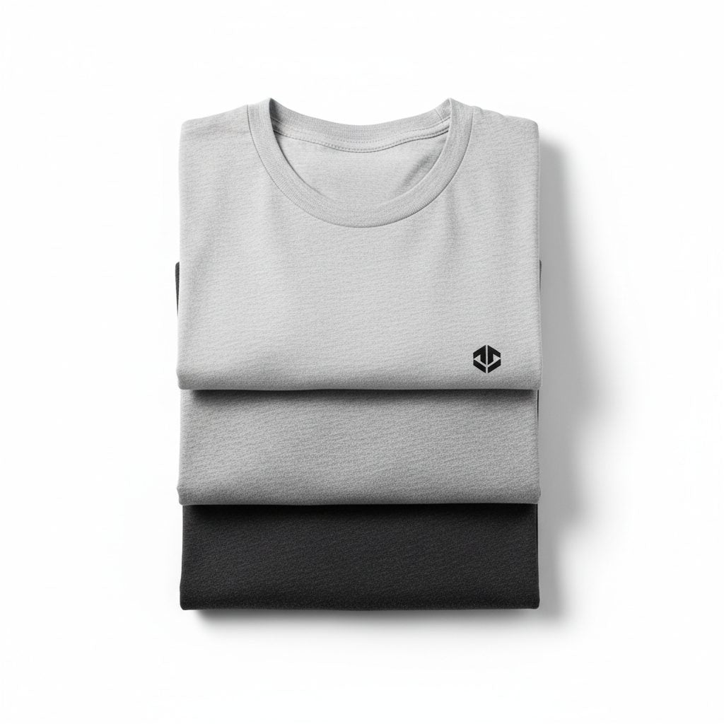 Playeras grises personalizadas básico de marca en Guatemala – BrandLab