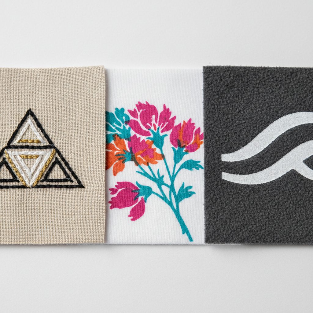 Bordado vs DTF vs serigrafía para ropa personalizada – BrandLab