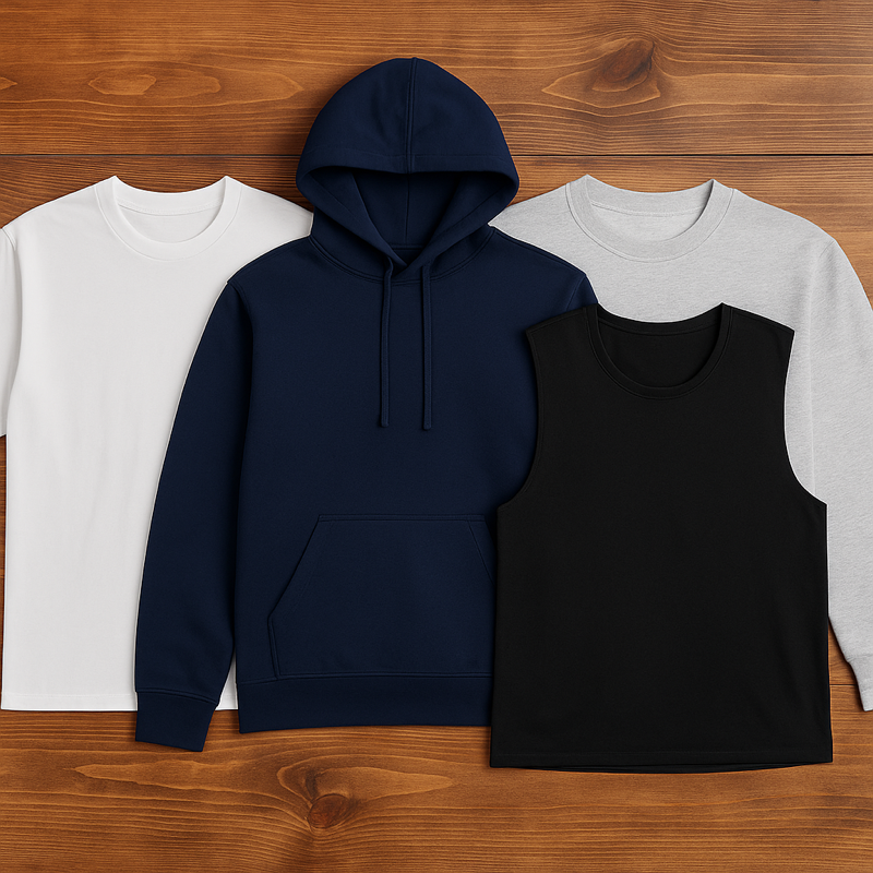 Revisá nuestro catálogo con camisetas, sudaderas, hoodies, tanks y más.Podés combinar colores y tallas siempre que el diseño sea el mismo.✅ Pedido mínimo: 10 unidades✅ Muestras gratis: desde 12 prendas o más