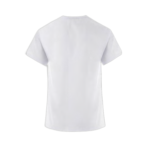 Camisa Médico en V (Unisex) – BrandLAB PRO – vista espalda