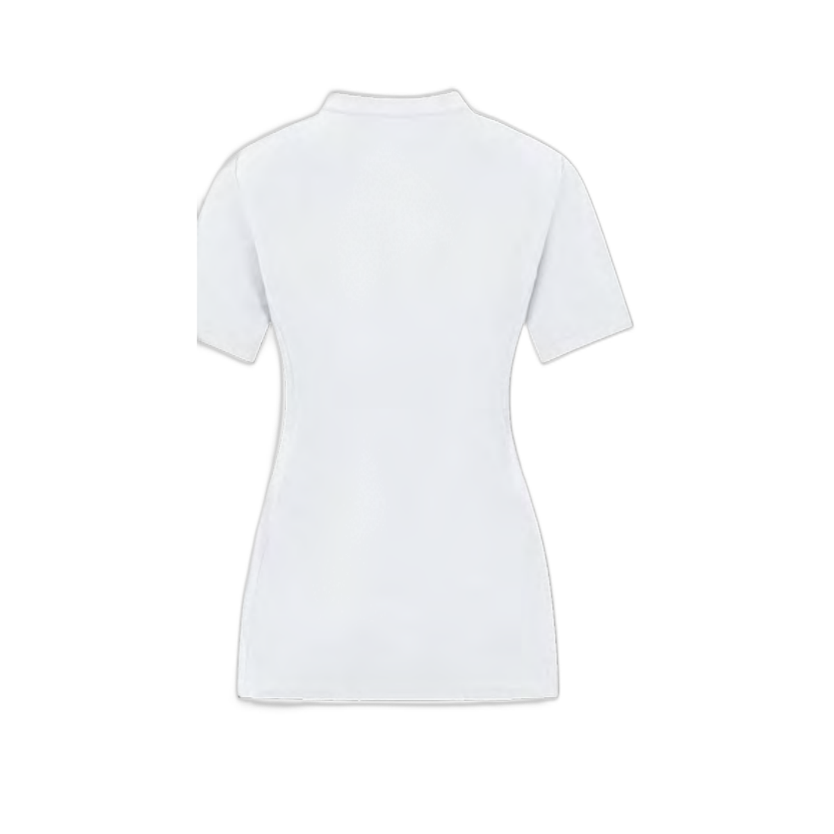 Scrub Médico en Mao (Blanco) – BrandLAB PRO – vista espalda