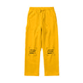 Pants de Algodón Unisex Amarillo Oro personalizado en Guatemala – BrandLab – vista frente