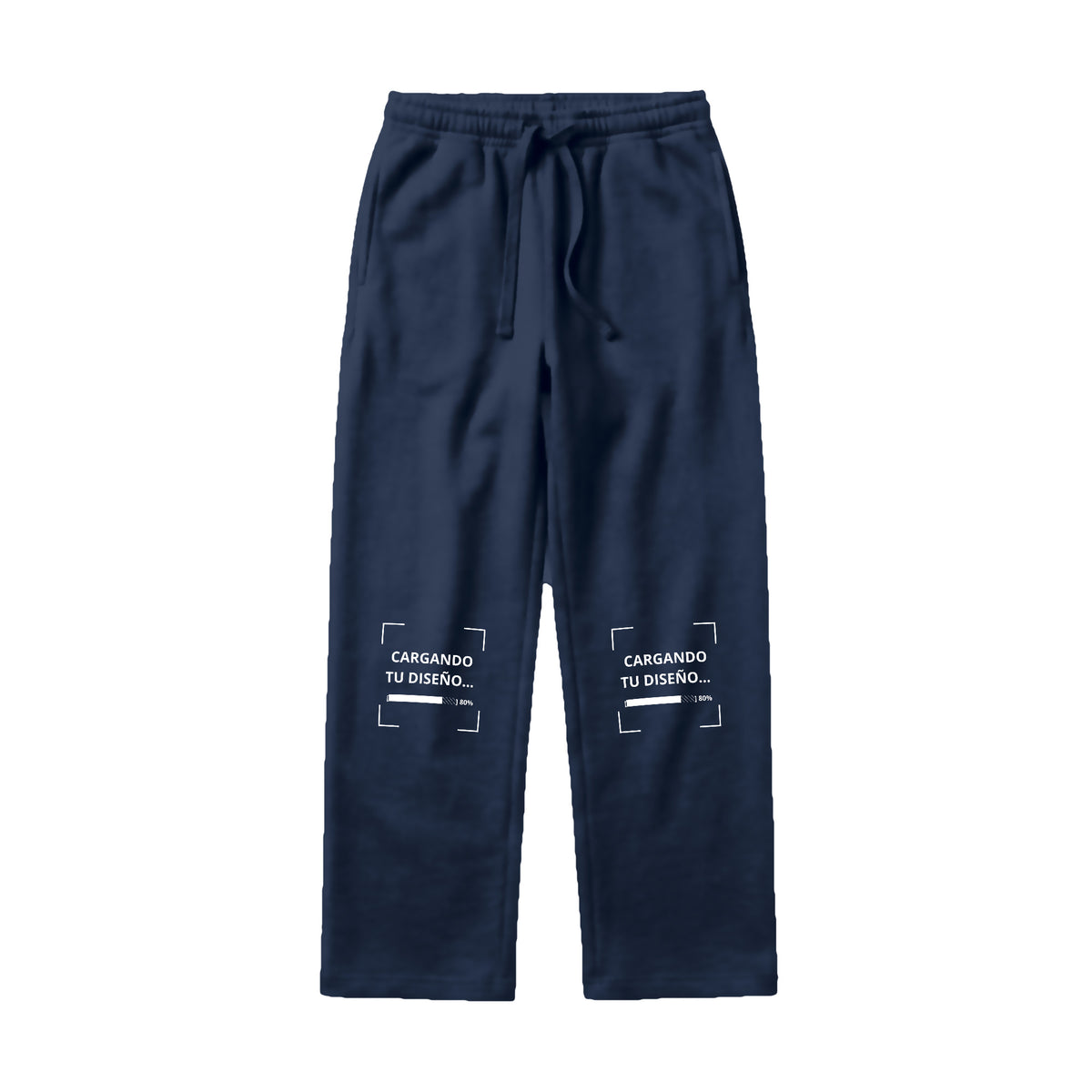 Pants de Algodón Unisex Azul Marino personalizado en Guatemala – BrandLab – vista frente