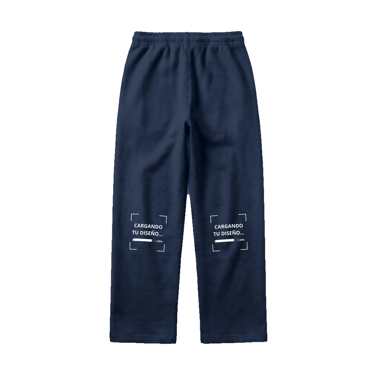 Pants de Algodón Unisex Azul Marino personalizado en Guatemala – BrandLab – vista espalda