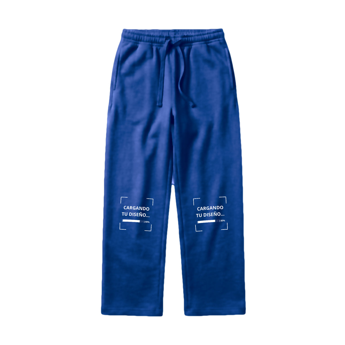 Pants de Algodón Unisex Azul Pavo personalizado en Guatemala – BrandLab – vista frente