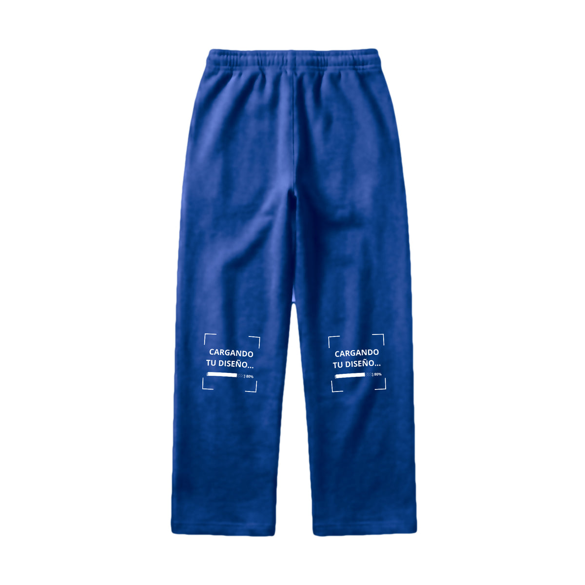 Pants de Algodón Unisex Azul Pavo personalizado en Guatemala – BrandLab – vista espalda