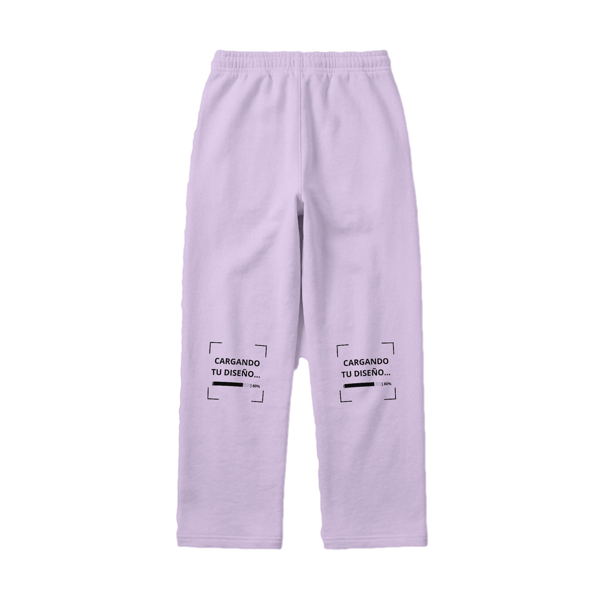 Pants de Algodón Unisex Lila personalizado en Guatemala – BrandLab – vista espalda