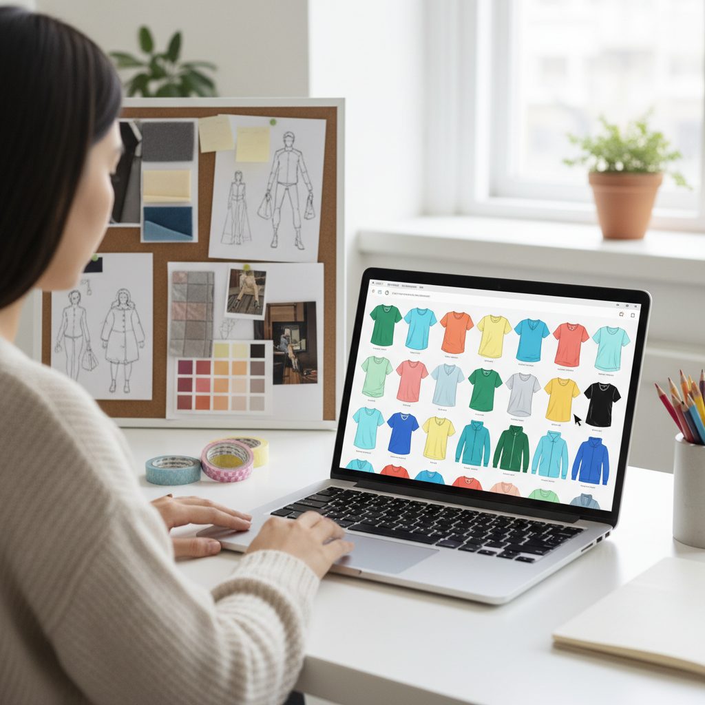 Paso 1: elige el modelo de playera en catálogo BrandLab – proceso de personalización Guatemala