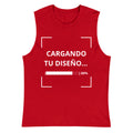 Camiseta Sin Mangas Roja personalizada en Guatemala – BrandLab – vista frente