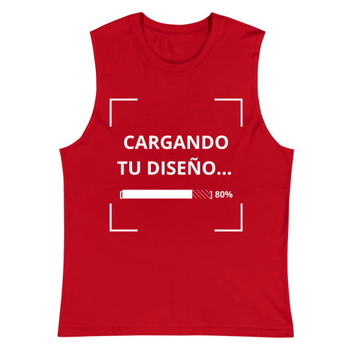 Camiseta Sin Mangas Roja personalizada en Guatemala – BrandLab – vista frente