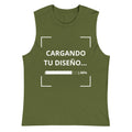 Camiseta Sin Mangas Verde Olivo personalizada en Guatemala – BrandLab – vista frente