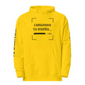 Hoodie Unisex Amarillo personalizado en Guatemala – BrandLab – vista frente
