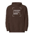 Hoodie Unisex Café personalizado en Guatemala – BrandLab – vista frente