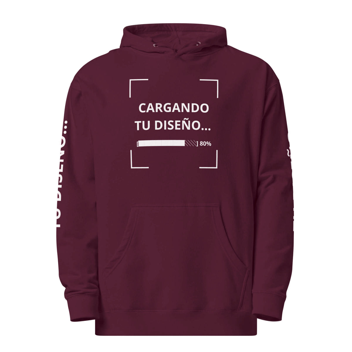 Hoodie Unisex Corinto personalizado en Guatemala – BrandLab – vista frente