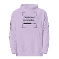 Hoodie Unisex Lila personalizado en Guatemala – BrandLab – vista frente