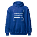 Hoodie Unisex Oversize Azul Pavo personalizado en Guatemala – BrandLab – vista frente