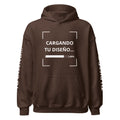 Hoodie Unisex Oversize Café personalizado en Guatemala – BrandLab – vista frente