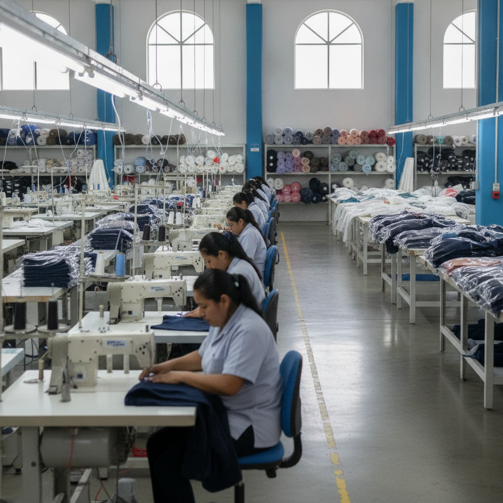 Garment manufacturing factory in Guatemala