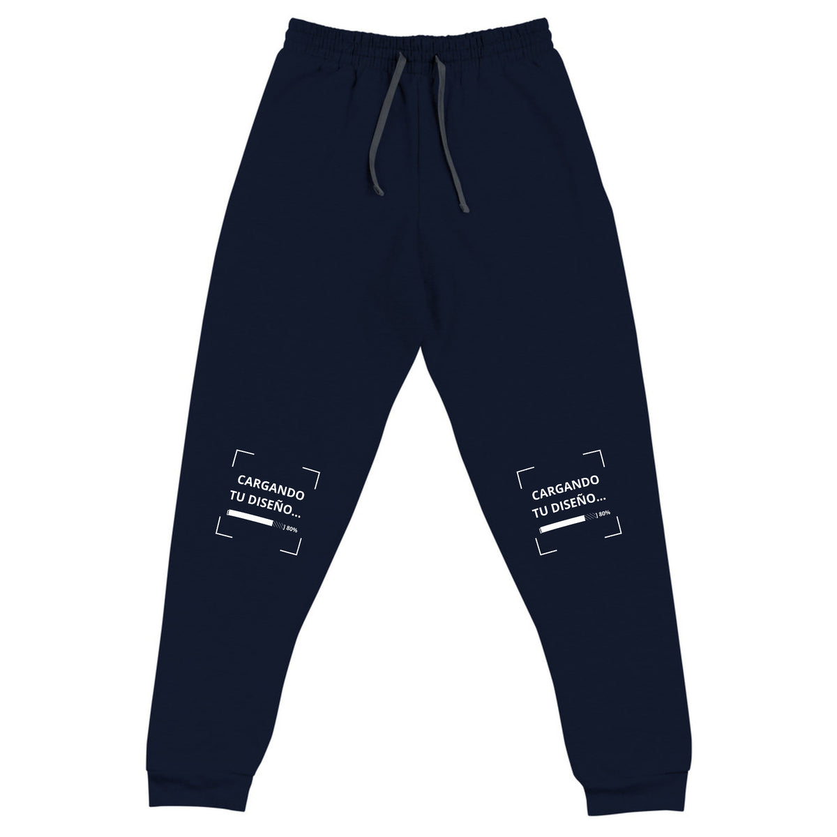 Jogger Unisex Azul Marino personalizado en Guatemala – BrandLab – vista frente