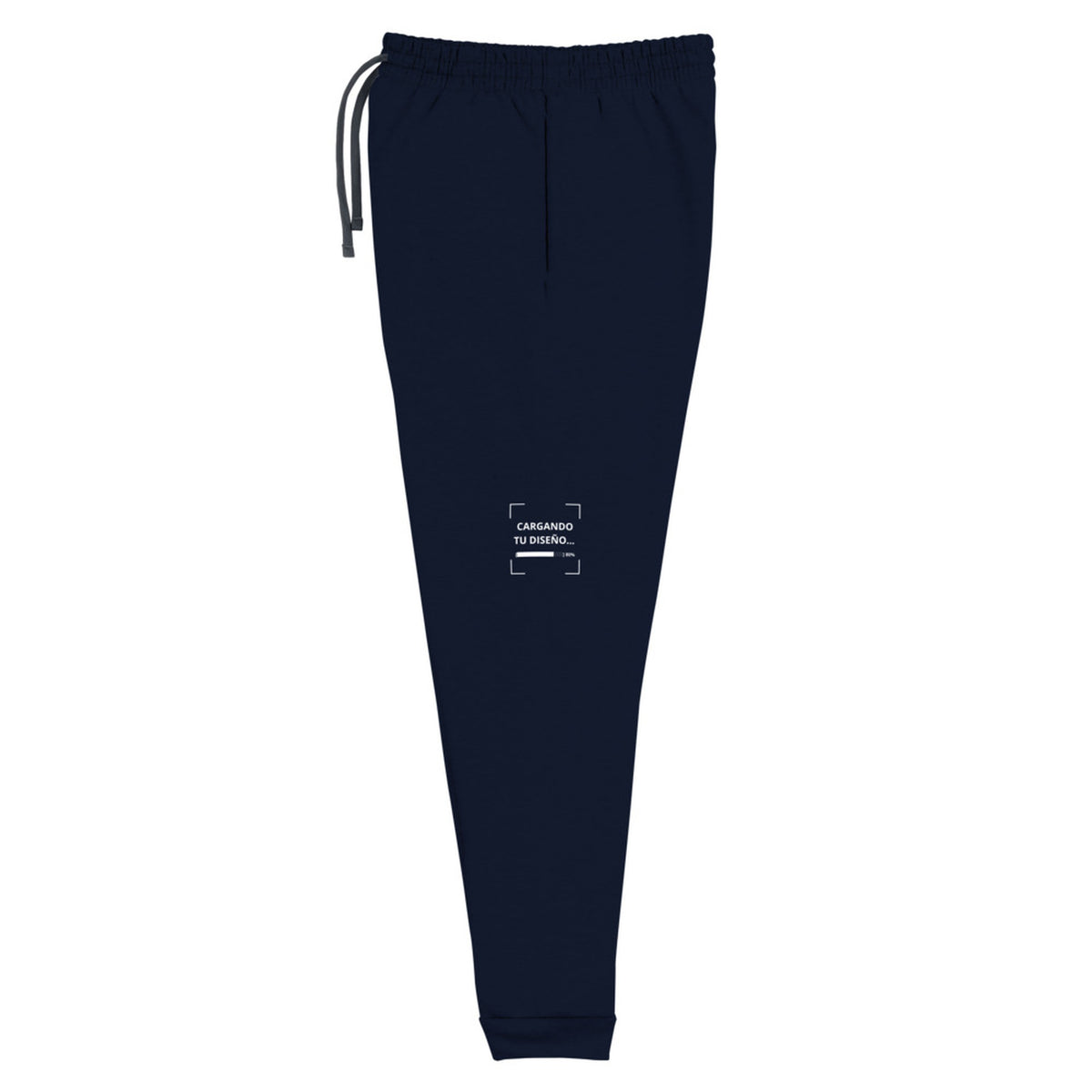 Jogger Unisex Azul Marino personalizado en Guatemala – BrandLab – vista lateral izquierdo