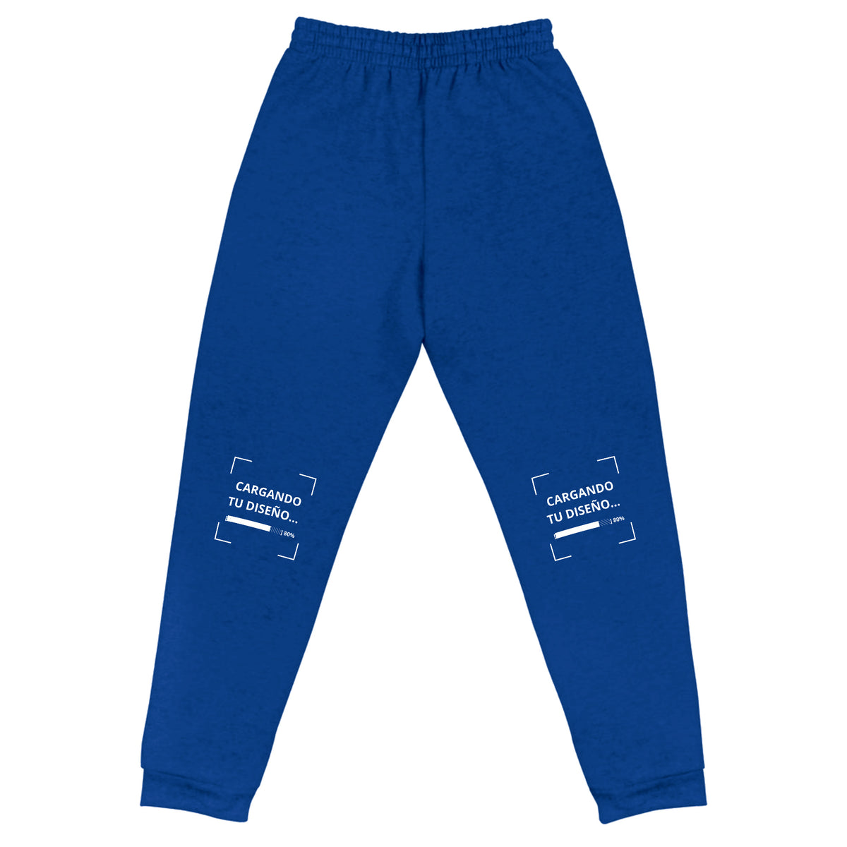 Jogger Unisex Azul Pavo personalizado en Guatemala – BrandLab – vista espalda