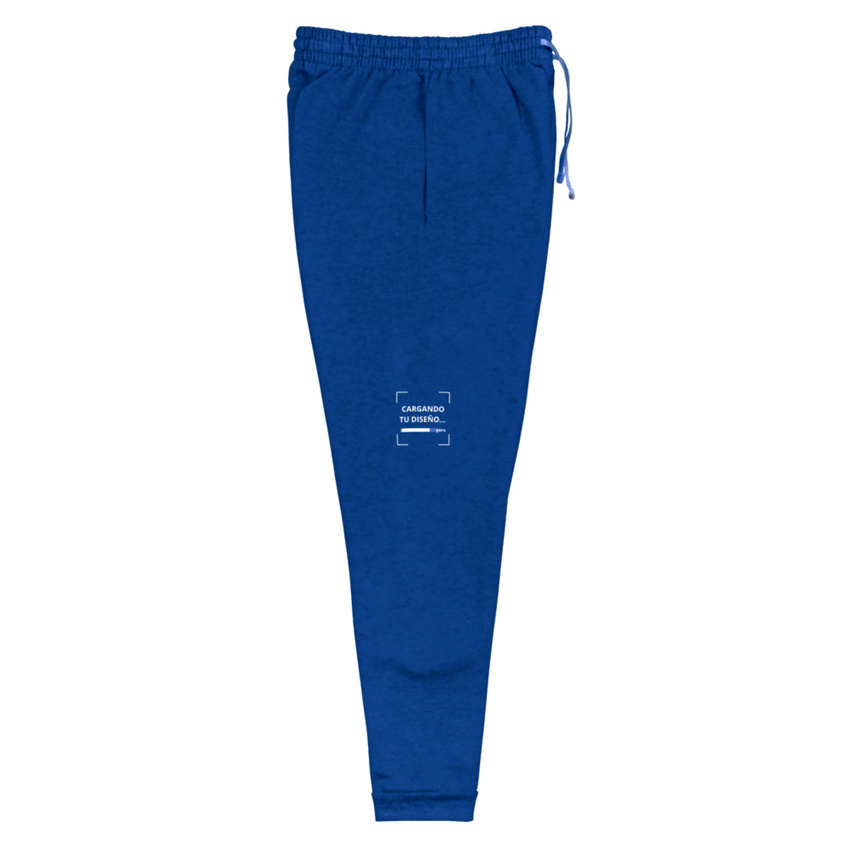 Jogger Unisex Azul Pavo personalizado en Guatemala – BrandLab – vista lateral derecho