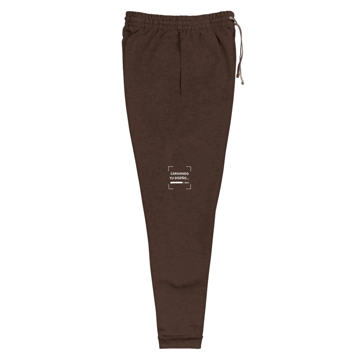 Jogger Unisex Café personalizado en Guatemala – BrandLab – vista lateral derecho