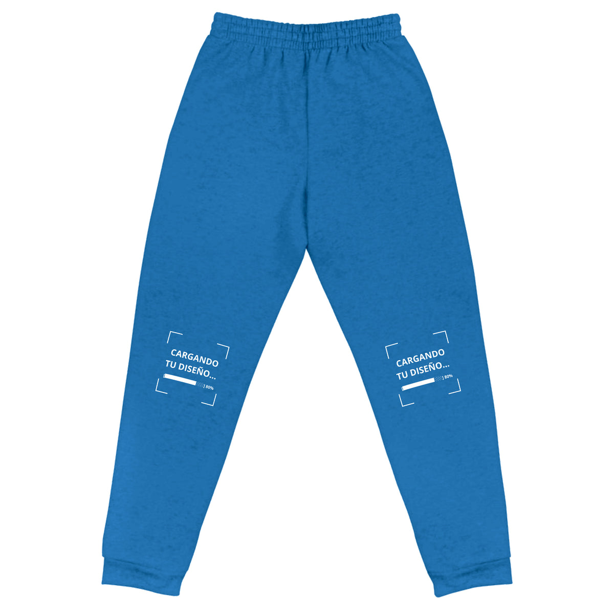 Jogger Unisex Celeste Oscuro personalizado en Guatemala – BrandLab – vista espalda