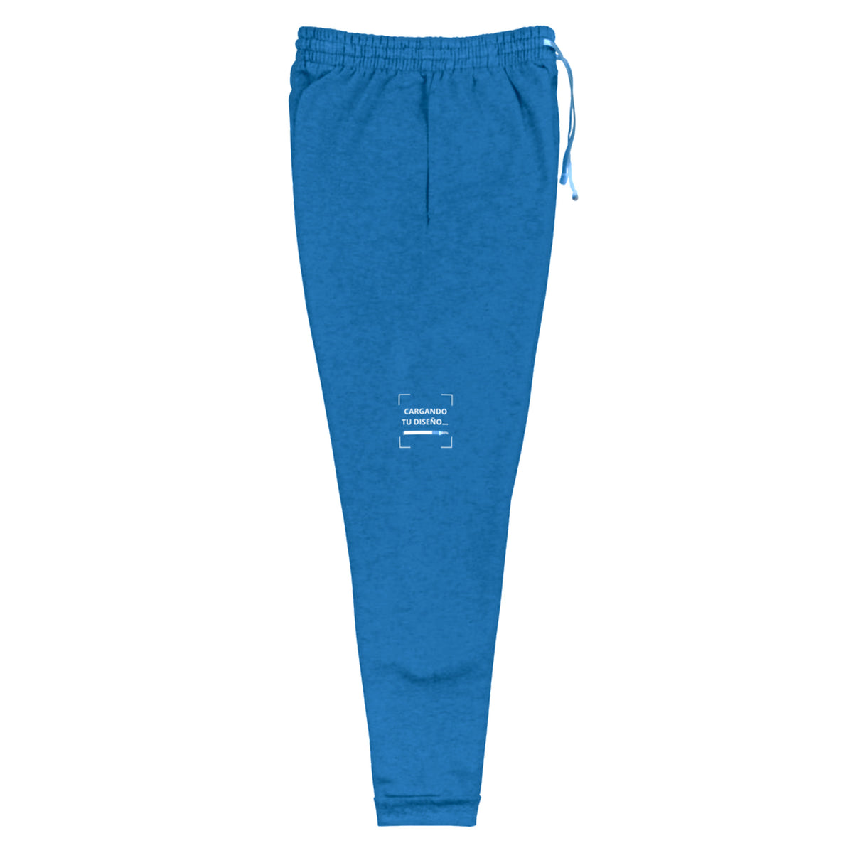 Jogger Unisex Celeste Oscuro personalizado en Guatemala – BrandLab – vista lateral derecho