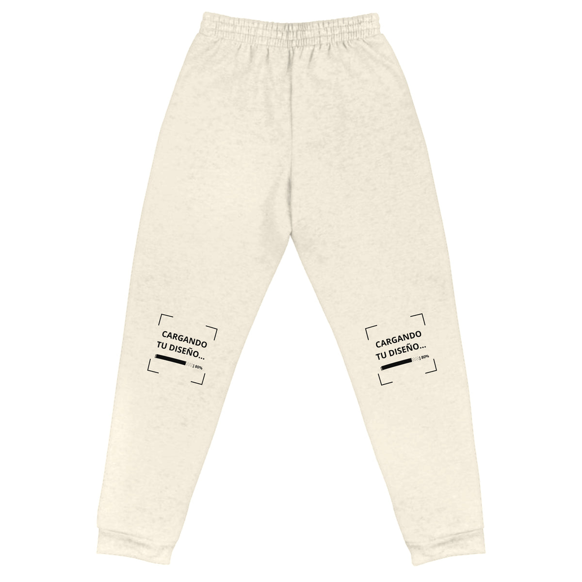 Jogger Unisex Crema personalizado en Guatemala – BrandLab – vista espalda