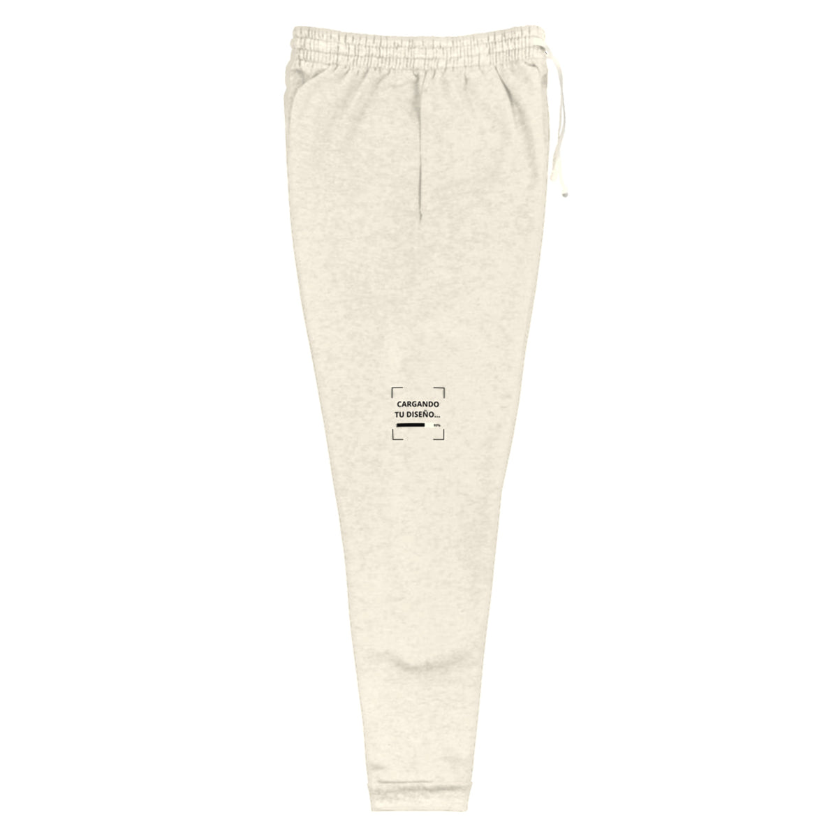Jogger Unisex Crema personalizado en Guatemala – BrandLab – vista lateral derecho