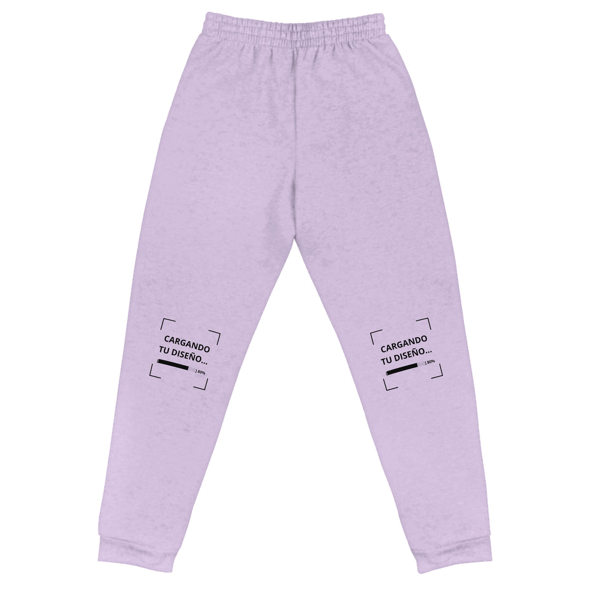 Jogger Unisex Lila personalizado en Guatemala – BrandLab – vista espalda