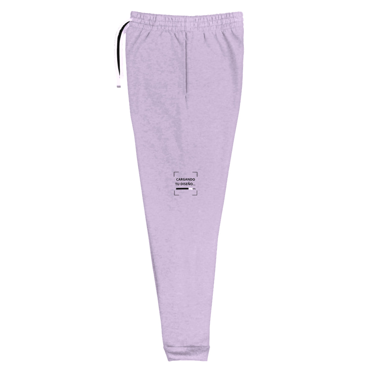 Jogger Unisex Lila personalizado en Guatemala – BrandLab – vista lateral izquierdo
