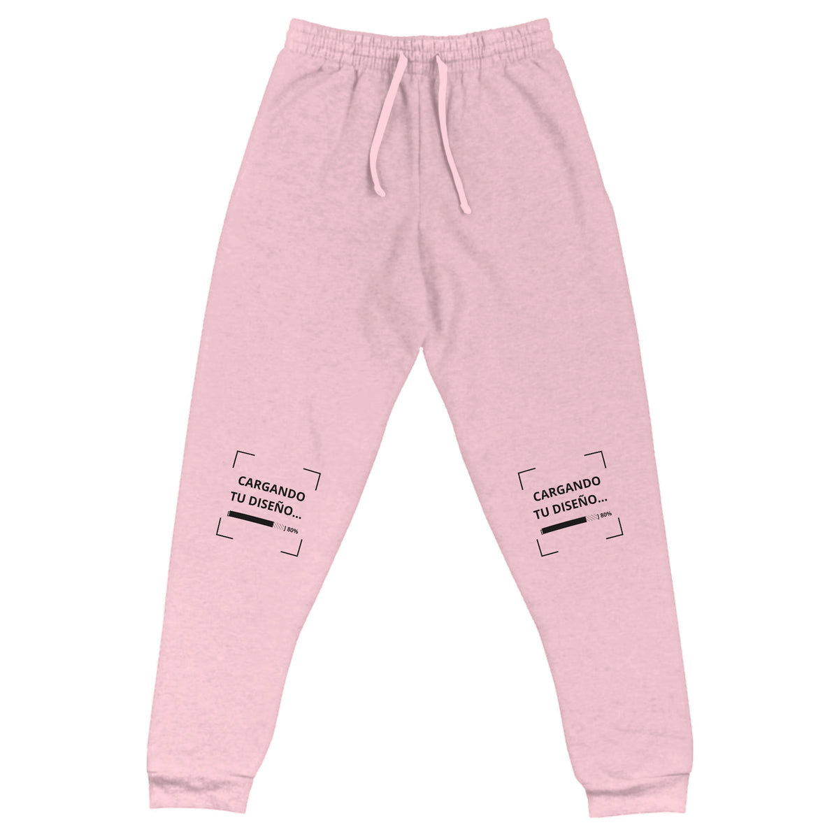 Jogger Unisex Rosa personalizado en Guatemala – BrandLab – vista frente