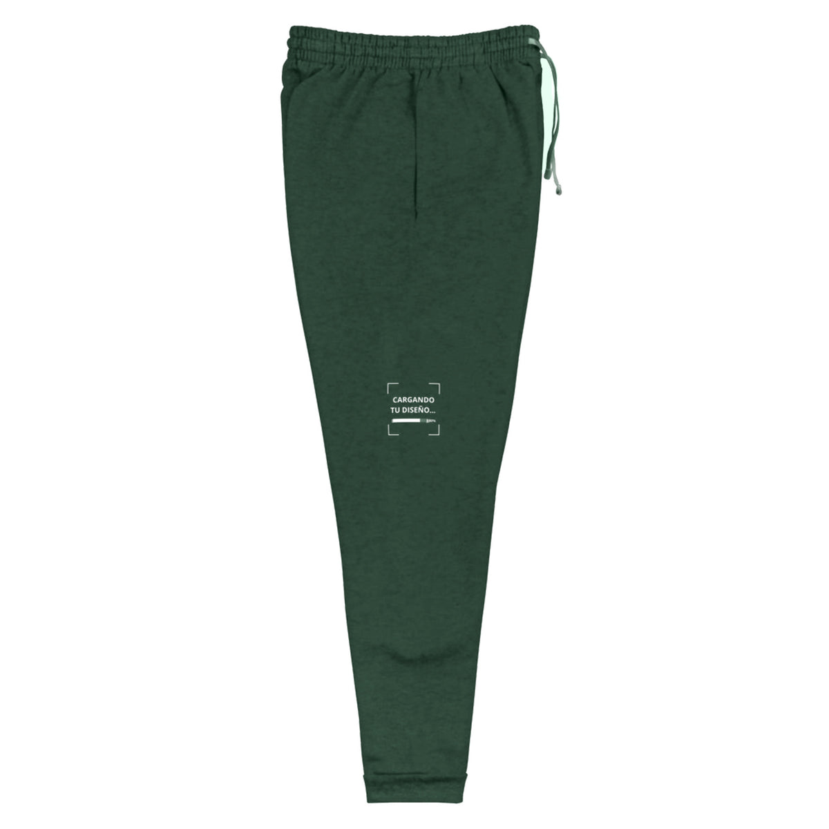 Jogger Unisex Verde personalizado en Guatemala – BrandLab – vista lateral derecho
