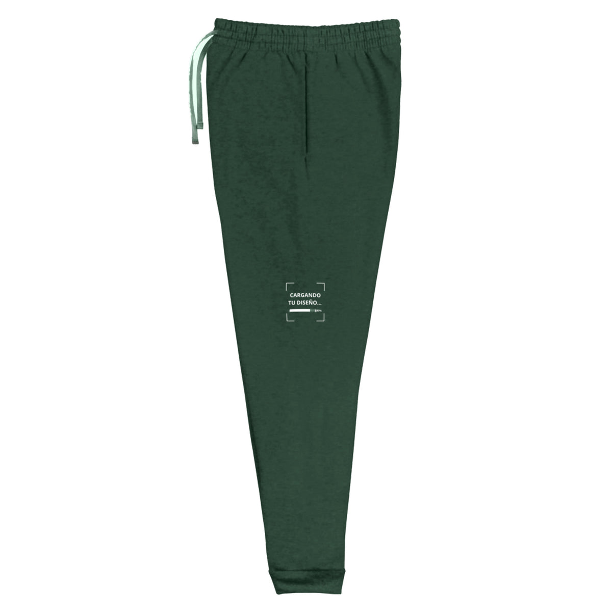 Jogger Unisex Verde personalizado en Guatemala – BrandLab – vista lateral izquierdo