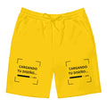 Pantaloneta Amarilla personalizada en Guatemala – BrandLab – vista frente