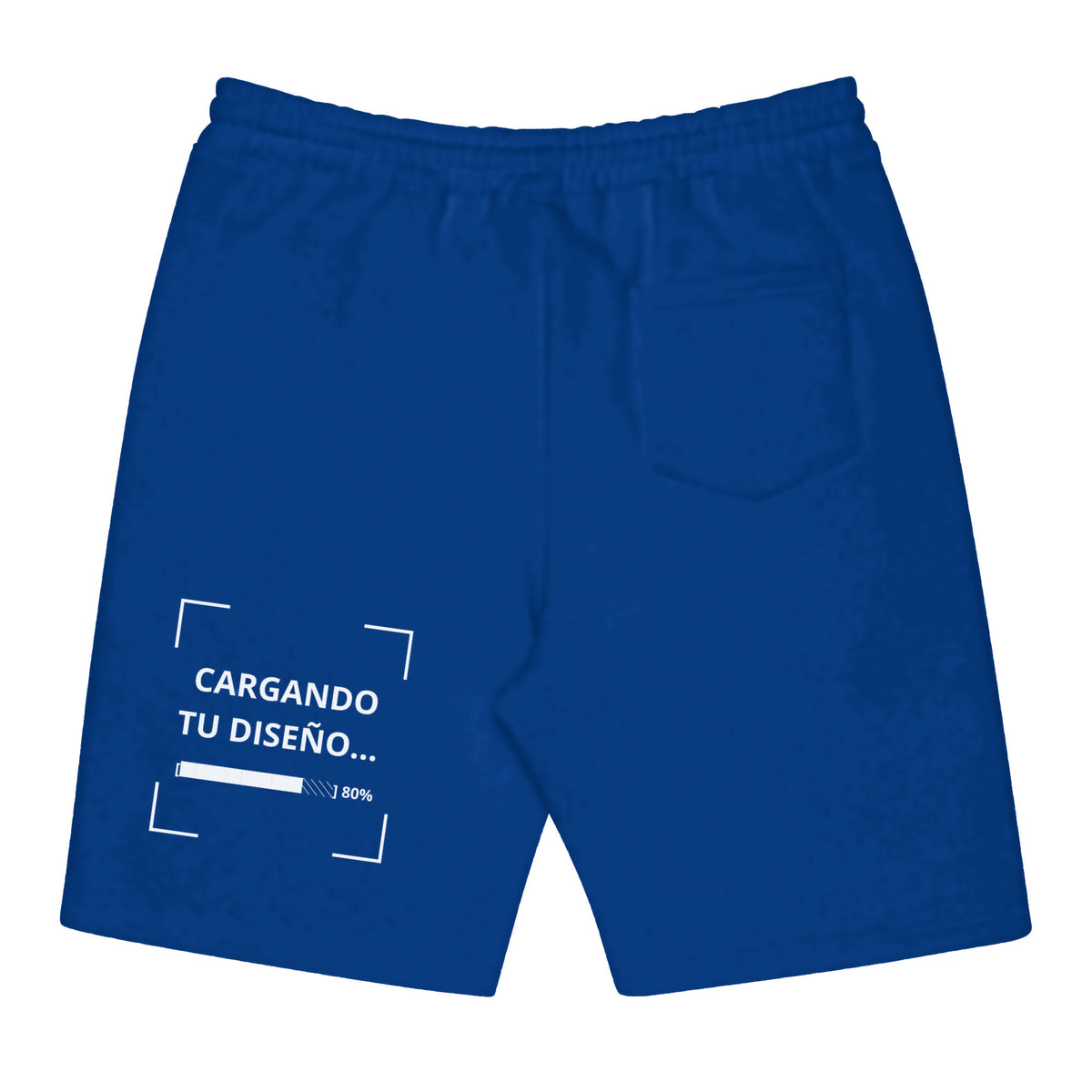 Pantaloneta Azul Pavo personalizada en Guatemala – BrandLab – vista espalda
