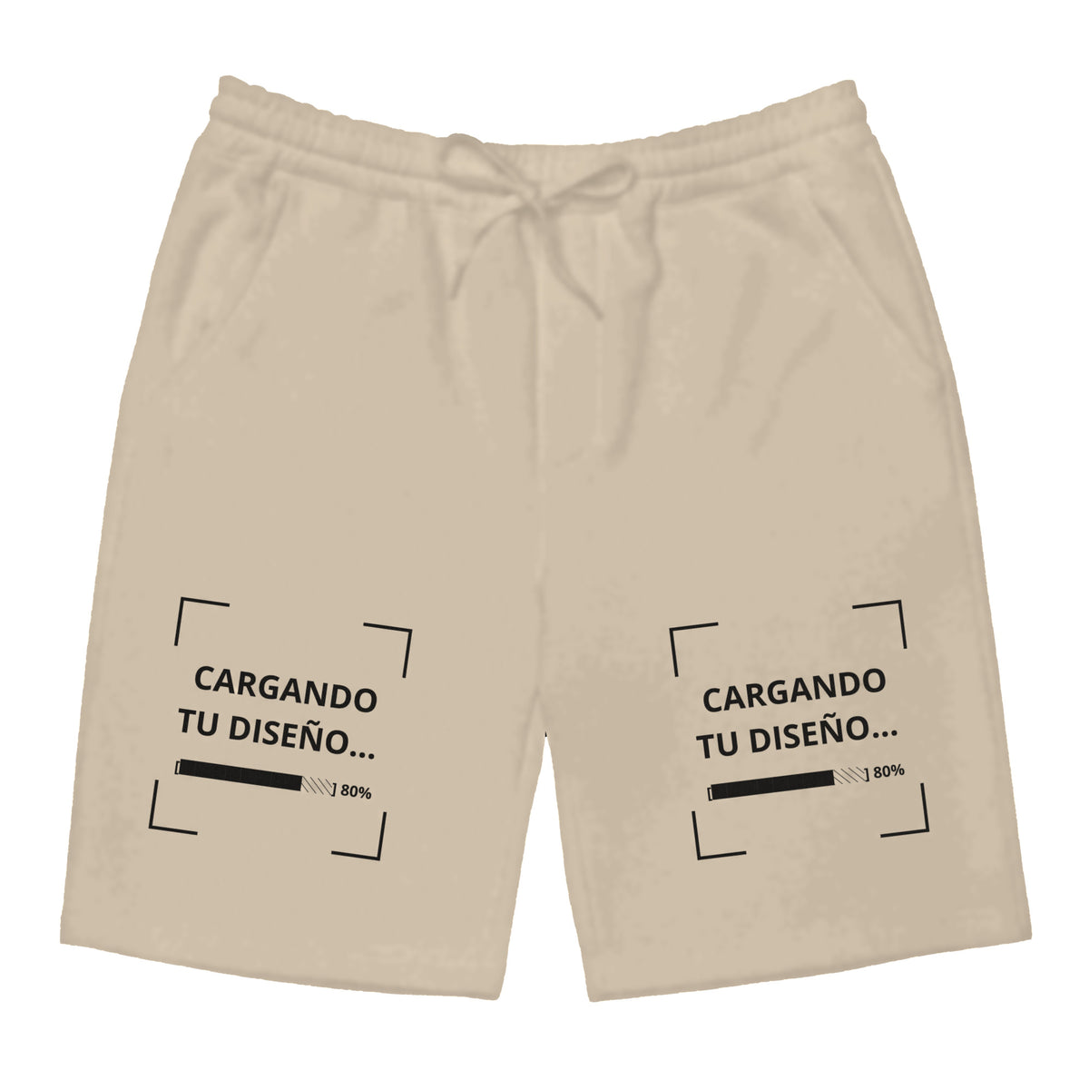 Pantaloneta Beige personalizada en Guatemala – BrandLab – vista frente