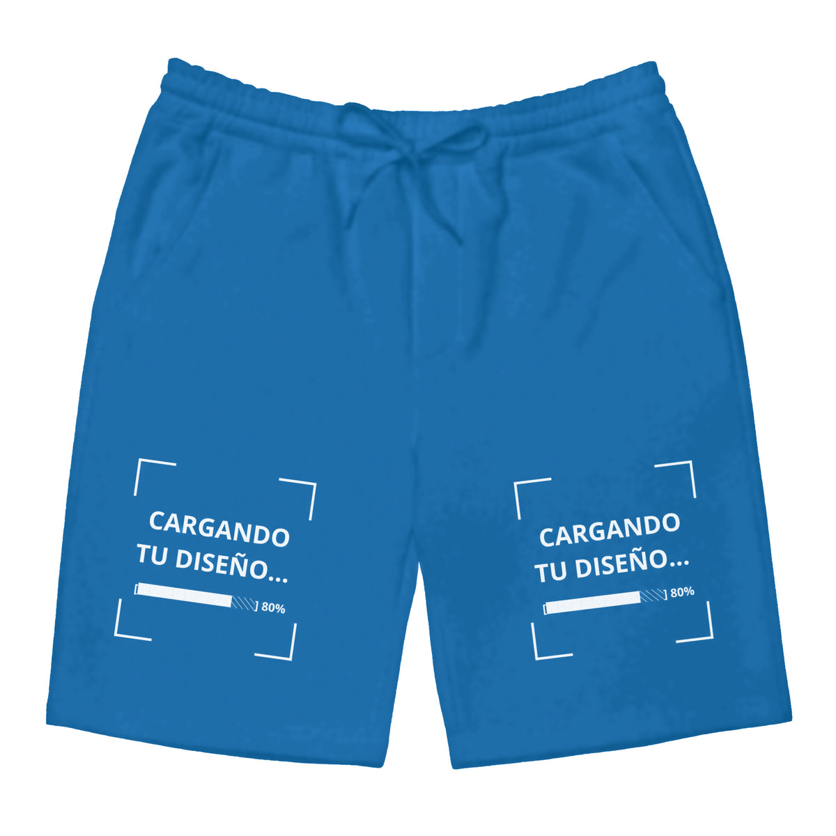 Pantaloneta Celeste Oscuro personalizada en Guatemala – BrandLab – vista frente