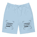 Pantaloneta Celeste personalizada en Guatemala – BrandLab – vista frente