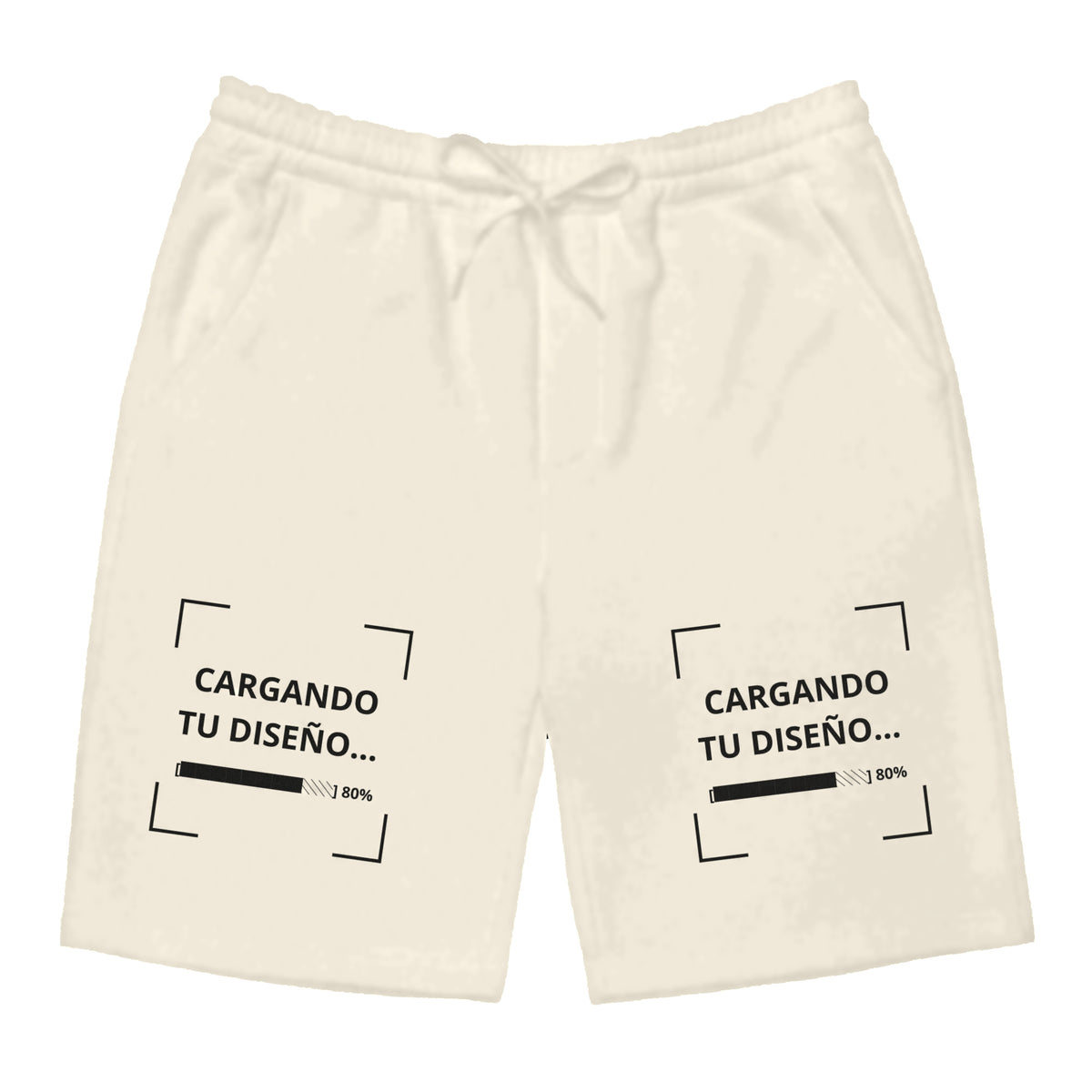 Pantaloneta Crema personalizada en Guatemala – BrandLab – vista frente