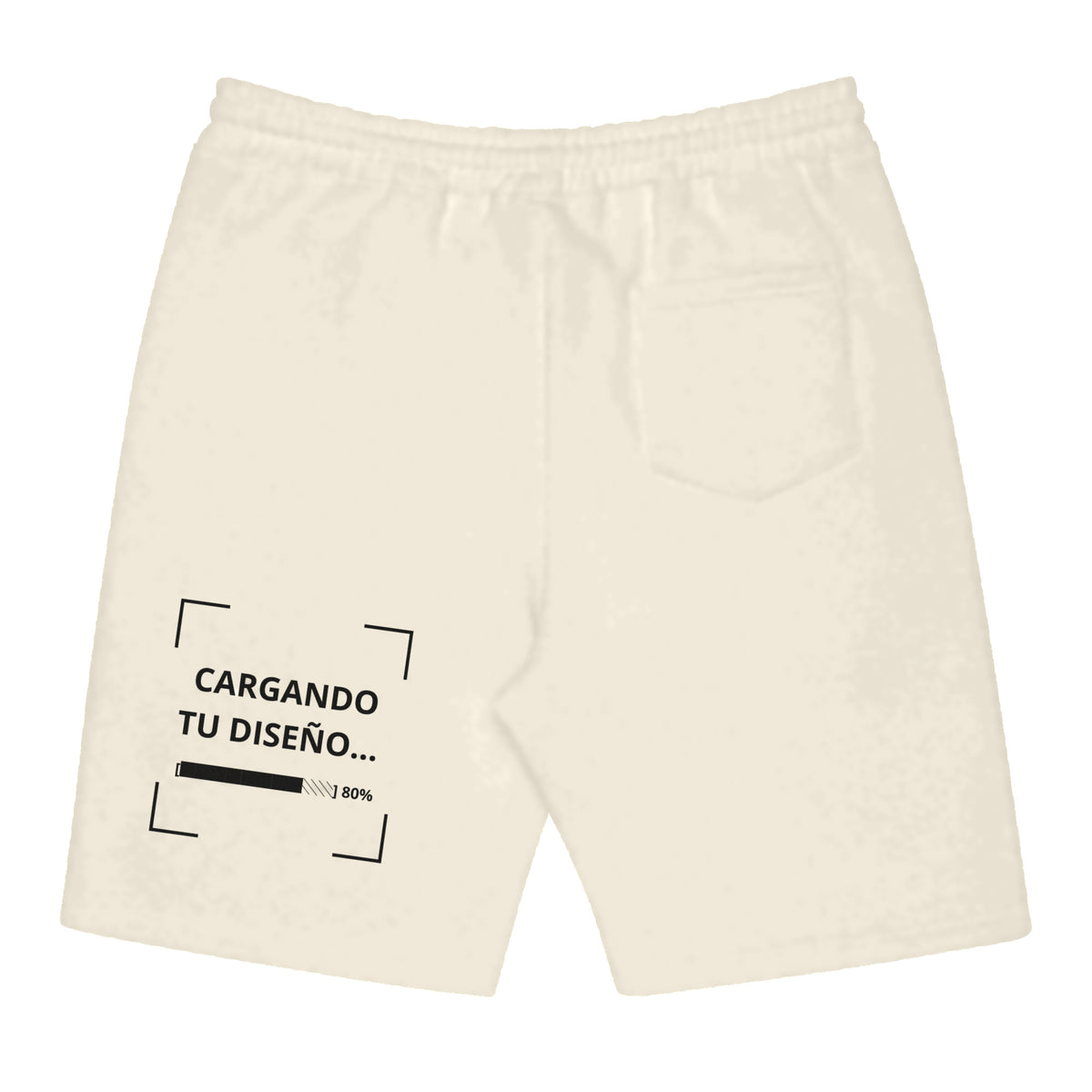 Pantaloneta Crema personalizada en Guatemala – BrandLab – vista espalda