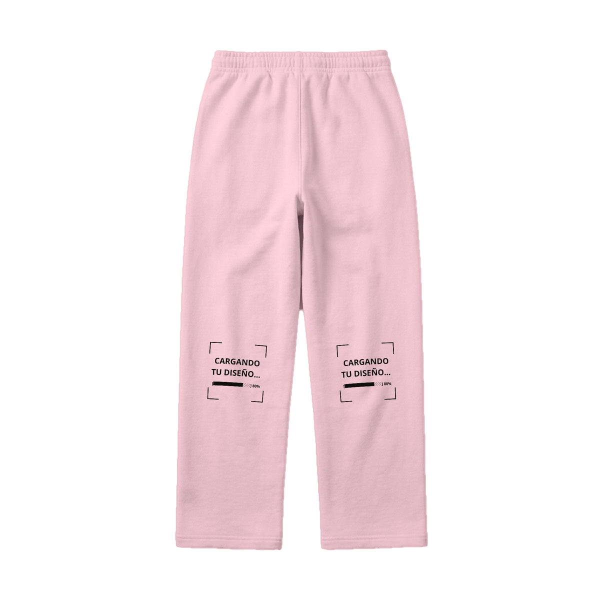 Pants de Algodón Unisex Rosa personalizado en Guatemala – BrandLab – vista espalda