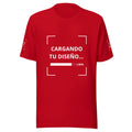 Playera Roja Unisex personalizada en Guatemala – BrandLab – vista frente